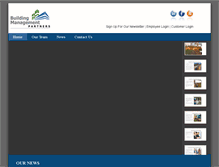 Tablet Screenshot of buildingmanagementpartners.com